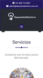 Mobile Screenshot of depositoelectrico.com.mx